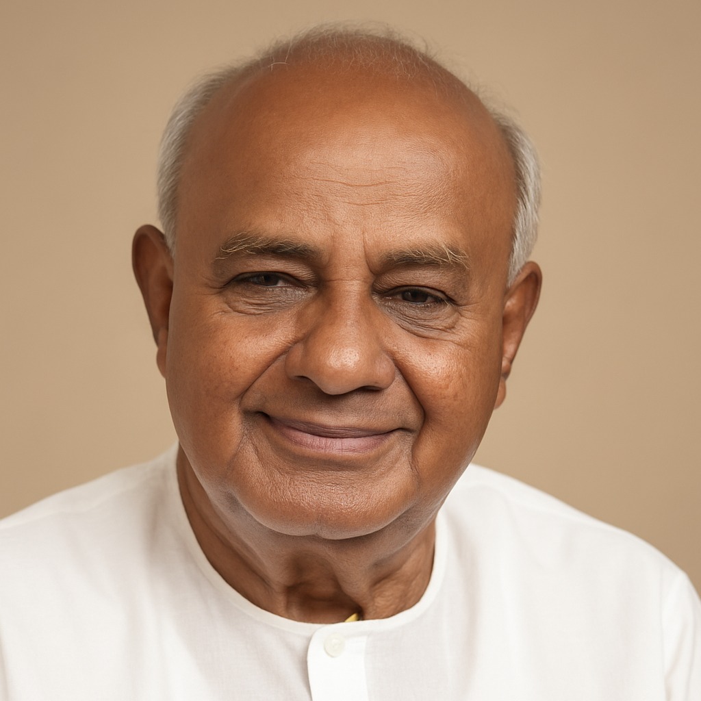 Portrait of H. D. Deve Gowda